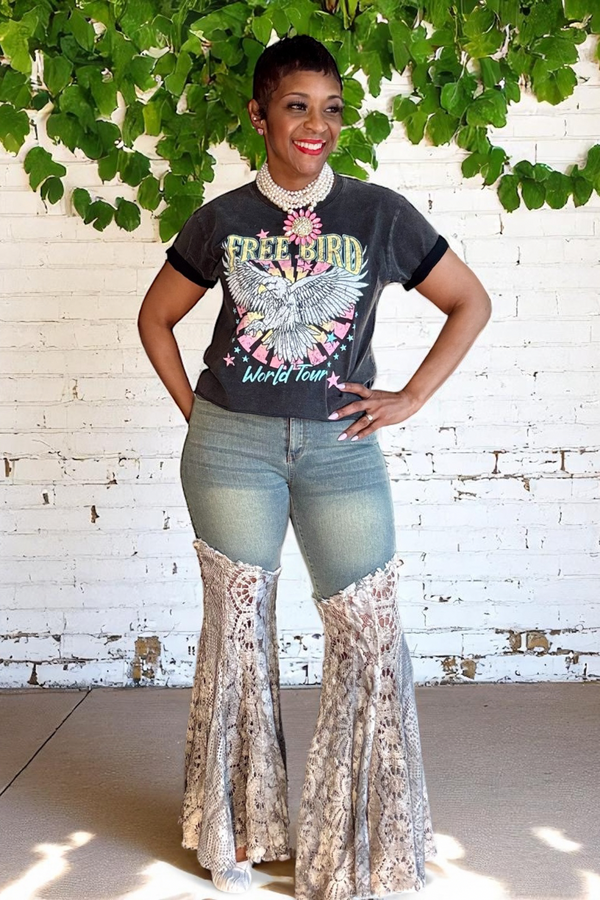 FREE BIRD GRAPHIC TEE
