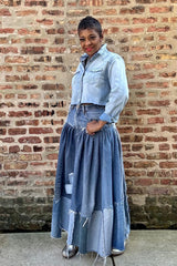 UNTAMED BLUES DENIM MAXI