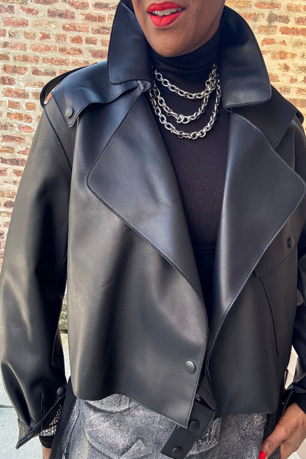 COMMAND THE NIGHT LEATHER JACKET