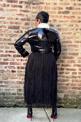 BLACKOUT BRILLIANCE BLOUSE