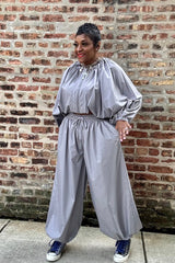 UNBOTHERED ~ BILLOWY GREY SET