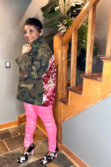 POWER PINK METALLIC SKINNY