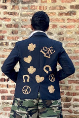 PEACE, LOVE & LUCK BLAZER