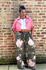 BLUSH AUTHORITY CROPPED LEATHER JACKET