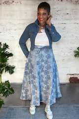 BACK TALK DENIM JACKET