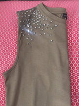 RHINESTONE MUSCLE TANK